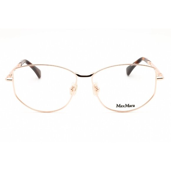 NEW MAX MARA EYEGLASSES GOLD WOMEN EYEWEAR MAX MARA MM5153 028